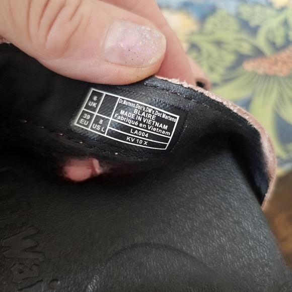 NEW!! Dr. Martens BLAIRE PINK STRAP SANDALS Size 8 Ladies - Picture 6 of 6